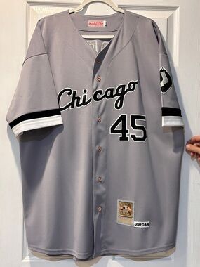 Mitchell & Ness Michael Jordan Chicago White Sox Baseball Jersey